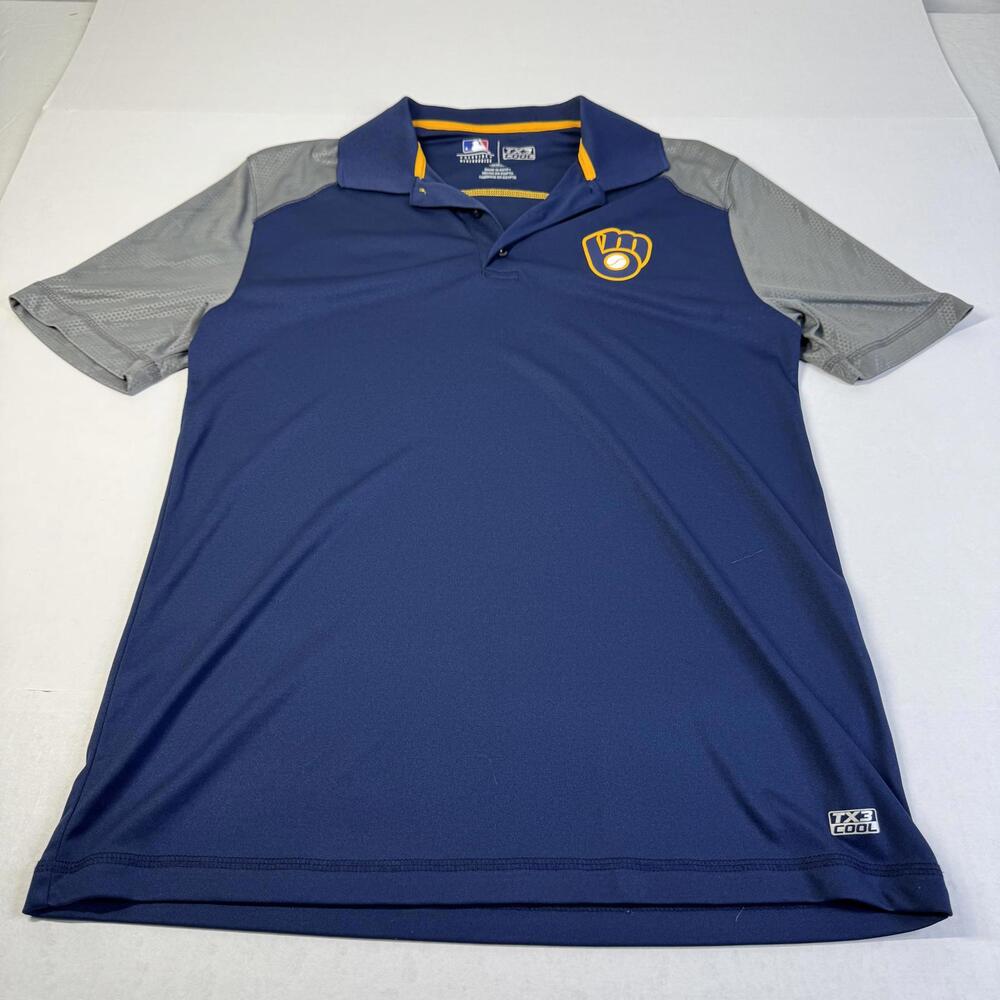 Milwaukee Brewers Men’s T-Shirt TX3 Cool Size M